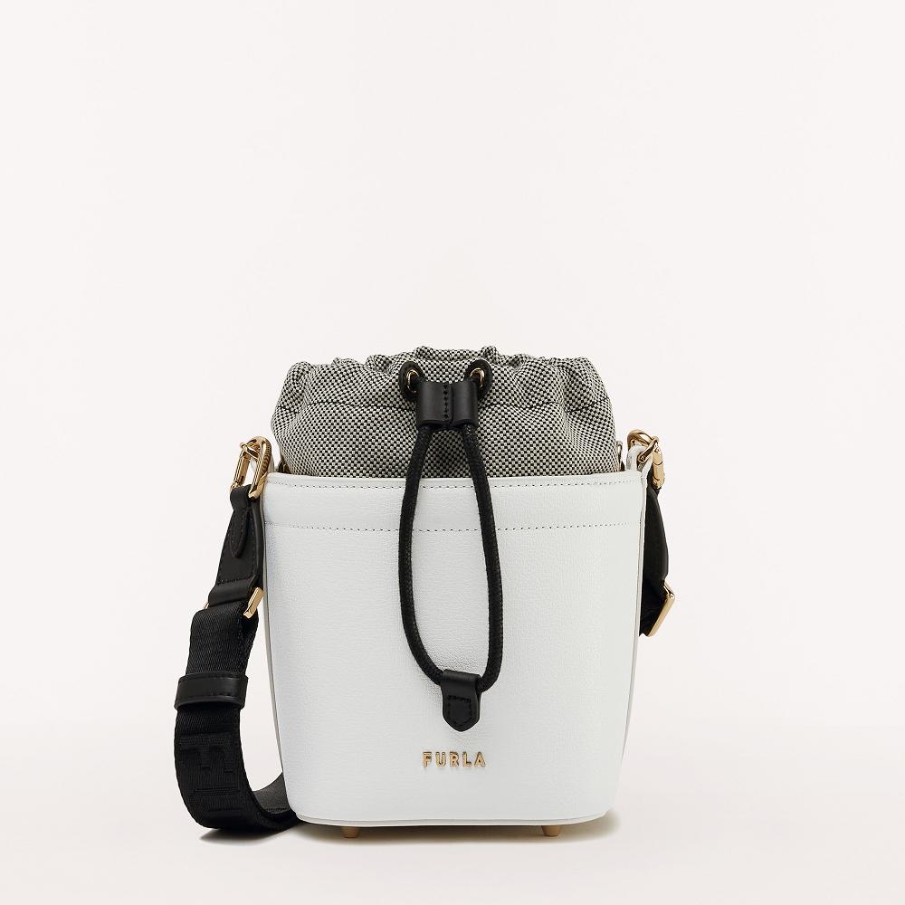 Furla Vertigine Vesker Oslo - Mini Vesker Dame Hvite Svart BZF941850